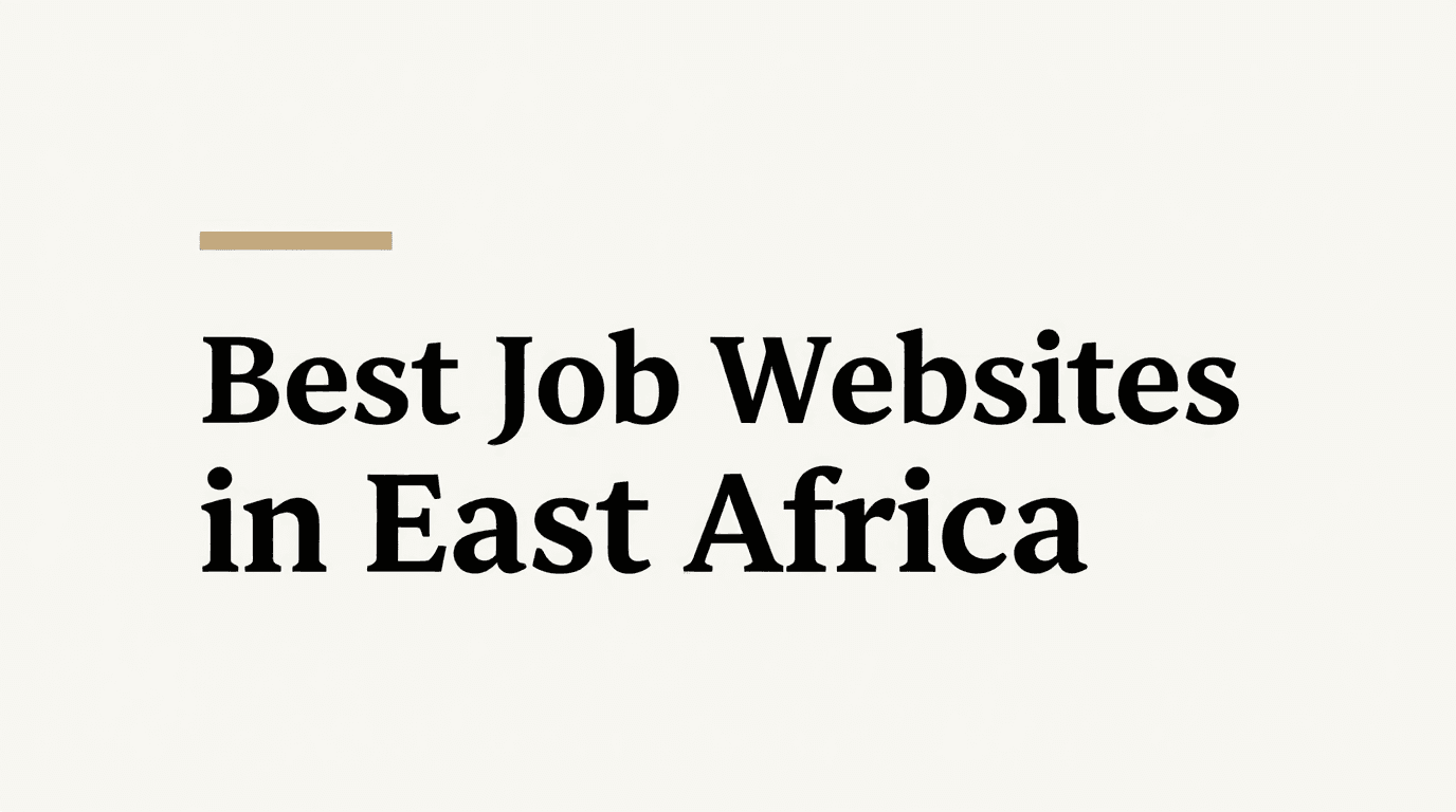 Best Job Websites in East Africa